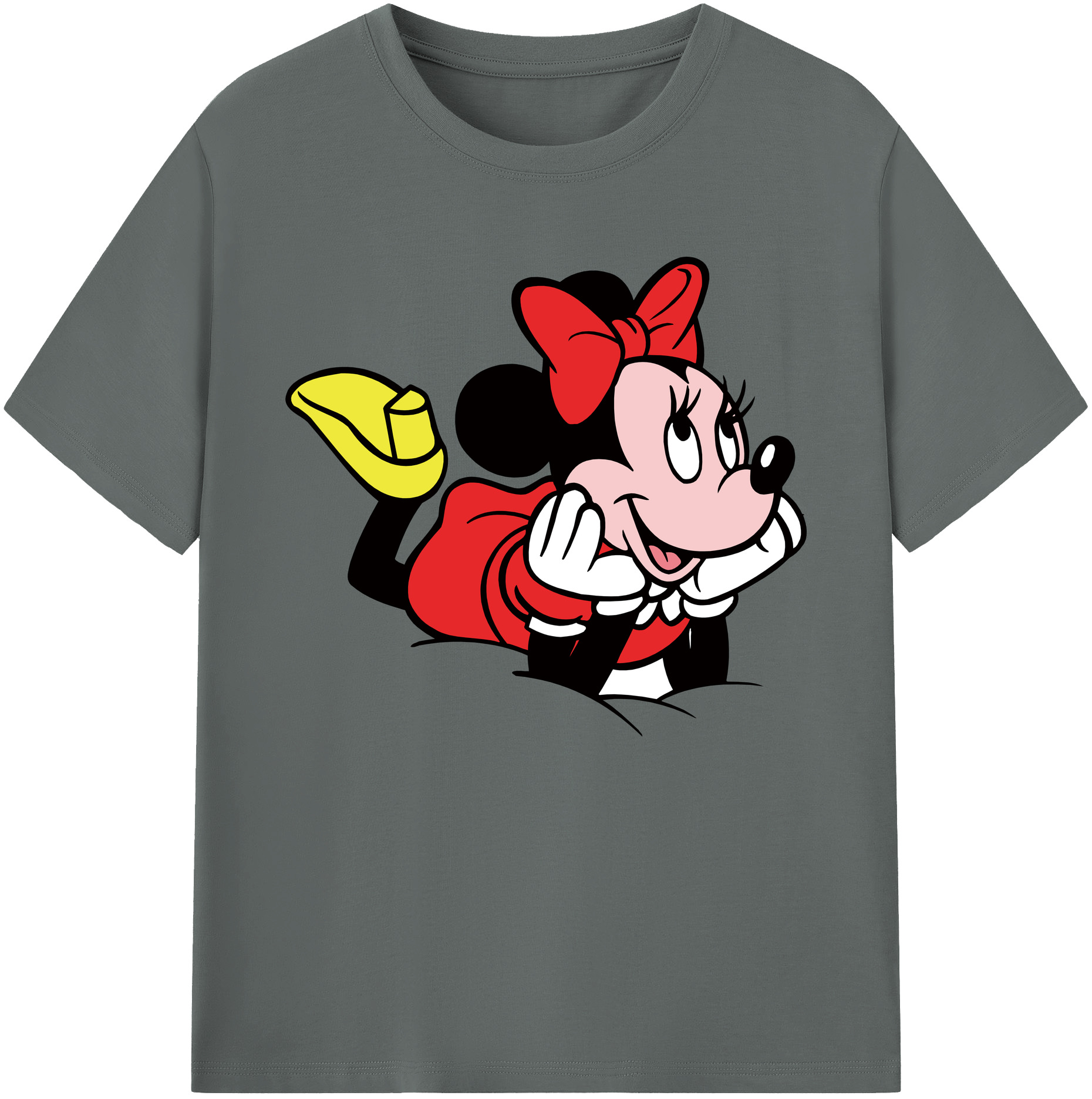 ミッキーマウス Mickey Mouse 綿100％ メンズ半袖Tシャツ｜肌触りやわらか＆通気性